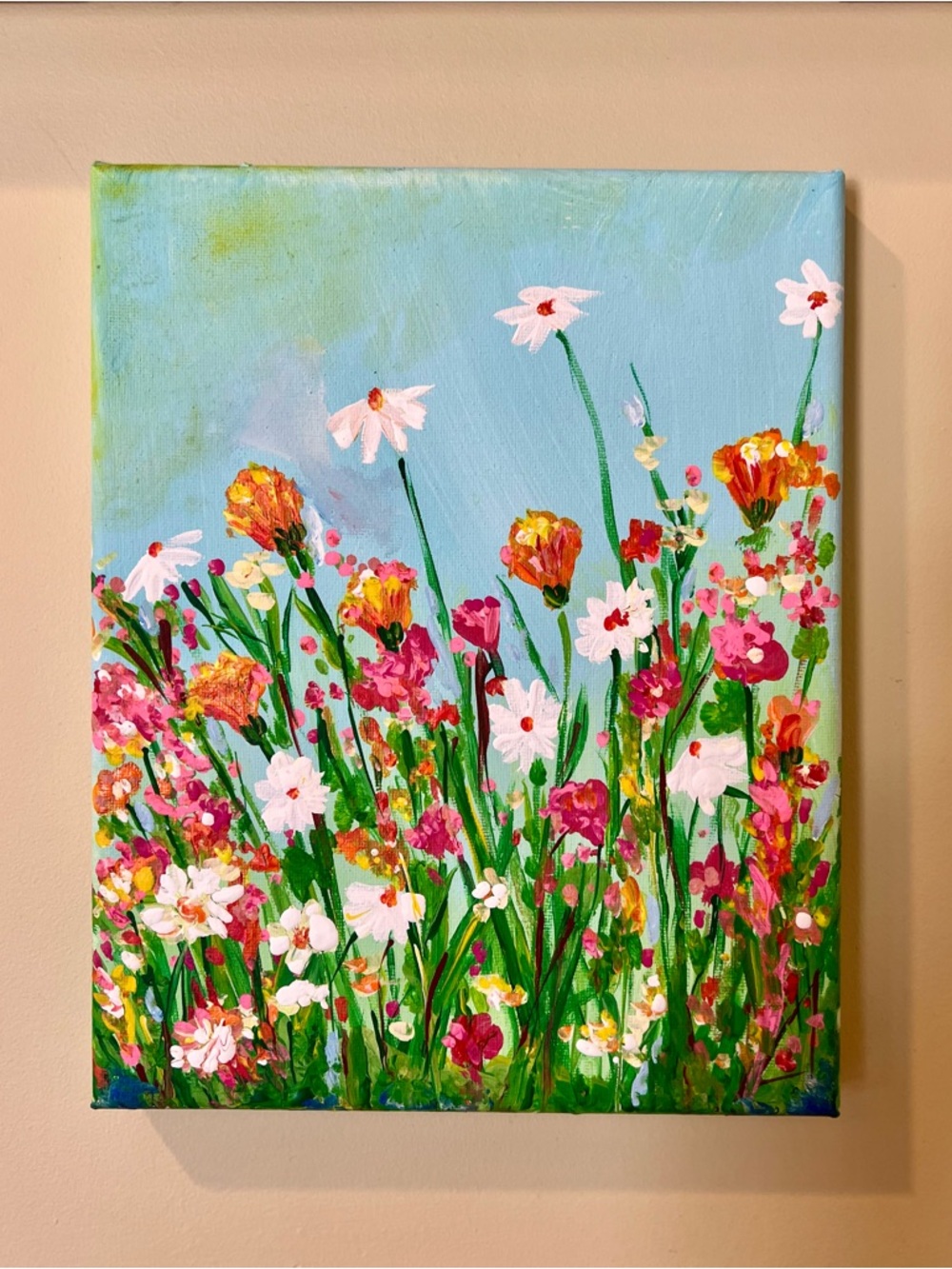 Floral Meadow Canvas Art - Multicolor